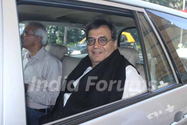 Subhash Ghai Snapped at Airport