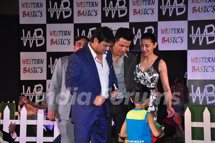 Manoj and Neha Bajpayee at Western Basics Kids Collection Launch
