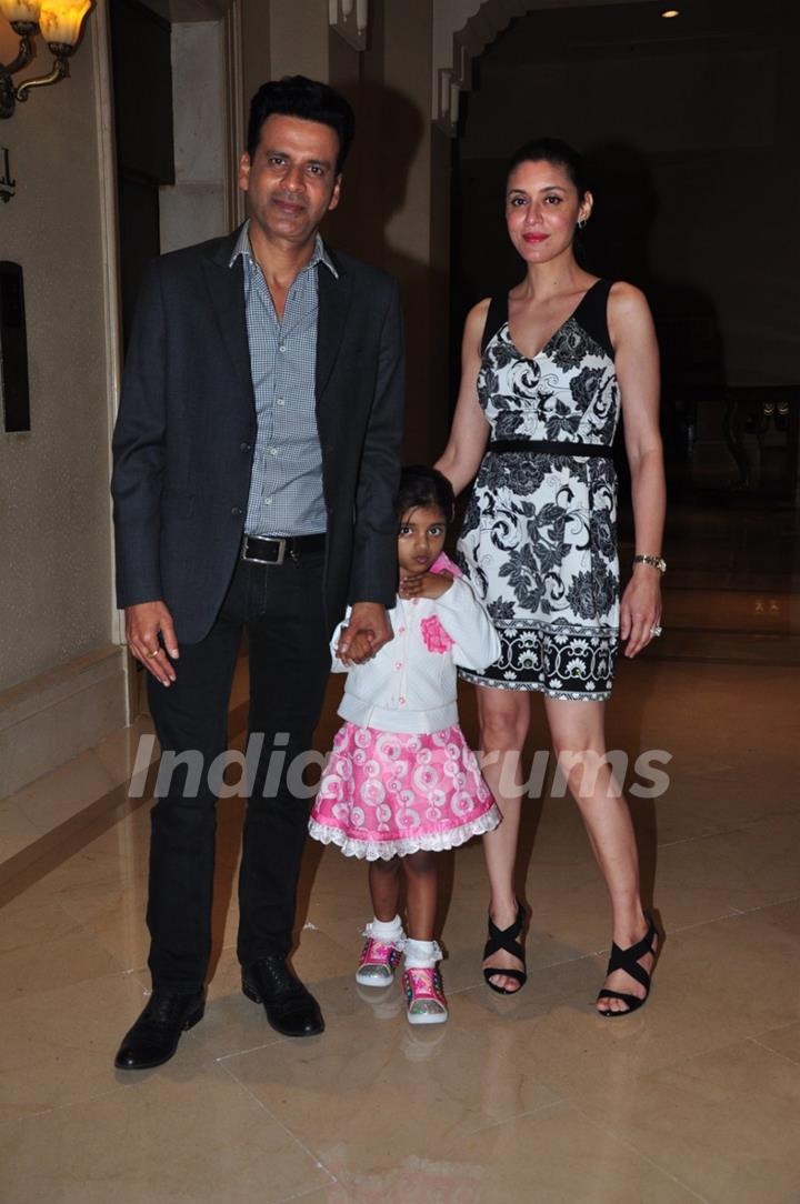 Neha and Manoj Bajpayee at Western Basics Kids Collection Launch