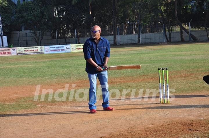 Vinod Kambli at Pitch Blue's Vishesh Cup