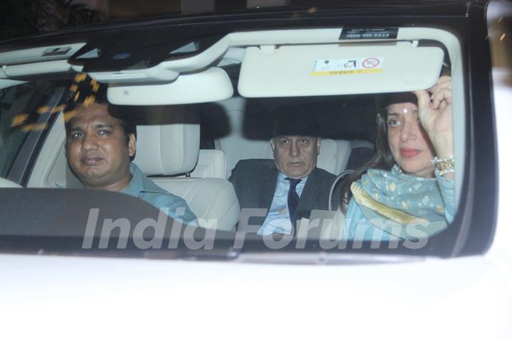 Anupam Kher Attend Sikander Kher's Engagement