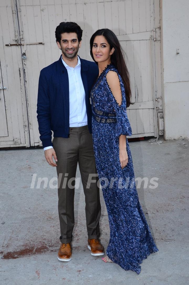 Aditya Roy Kapur and Katrina Kaif Snapped at Mehboob Studio