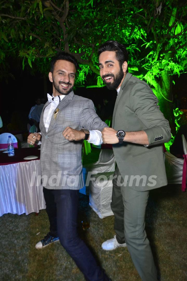 Ayushmann Khurrana at Cocktail Party for Ali Merchant and Anam