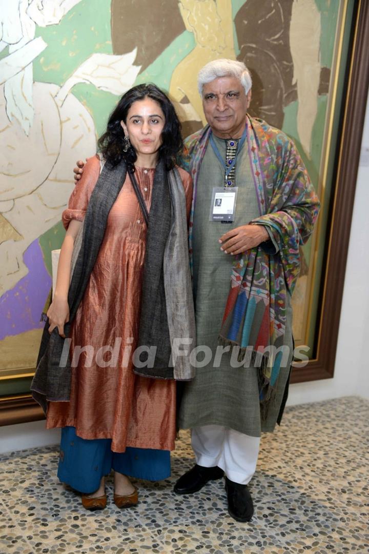 Javed AKhtar at Delhi Art Fair