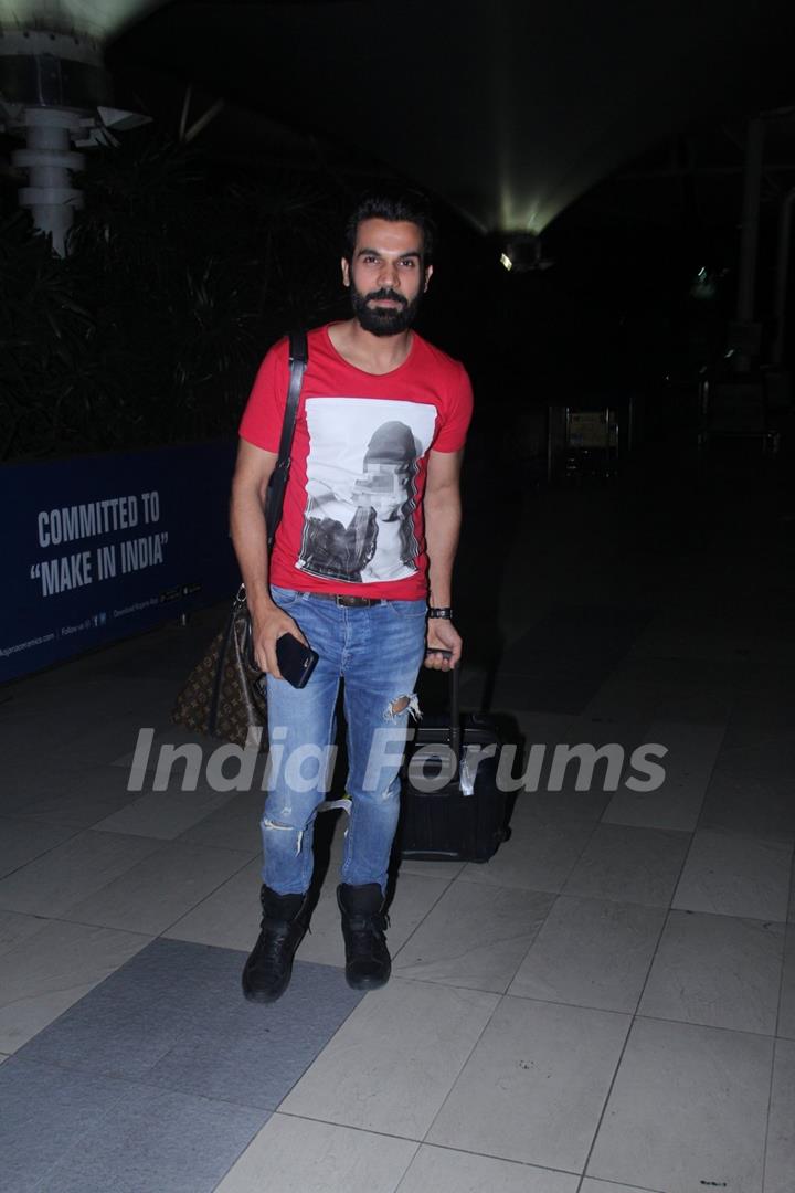 Rajkummar Rao Snapped at Airport