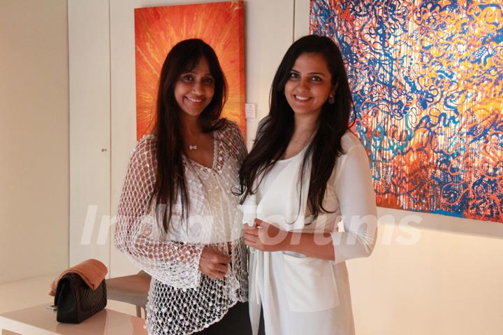 Sunita Gowariker at Rowena Baweja's Art Exhibition