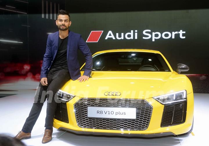 Virat Kohli at Auto Expo 2016 in Delhi