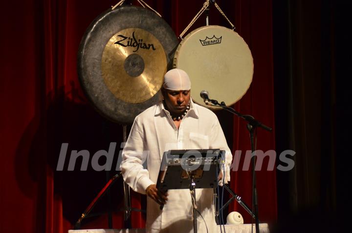Sivamani at Ustad Zakir Hussain's Tribute to Father Ustad Allaraakhan Event