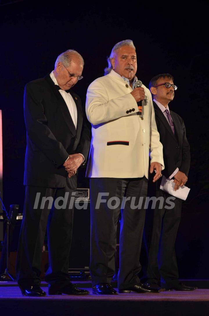 Vijay Mallya at Kingfisher Ultra Indian Derby Show