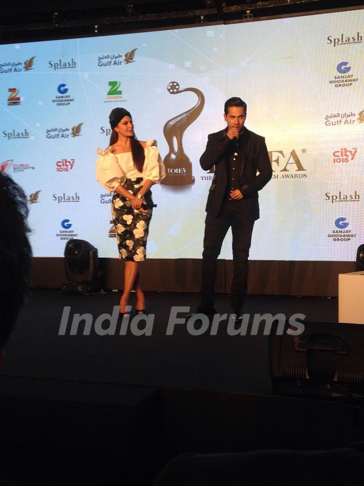 Actor Varun Dhawan at Press Meet of Tofia in Dubai