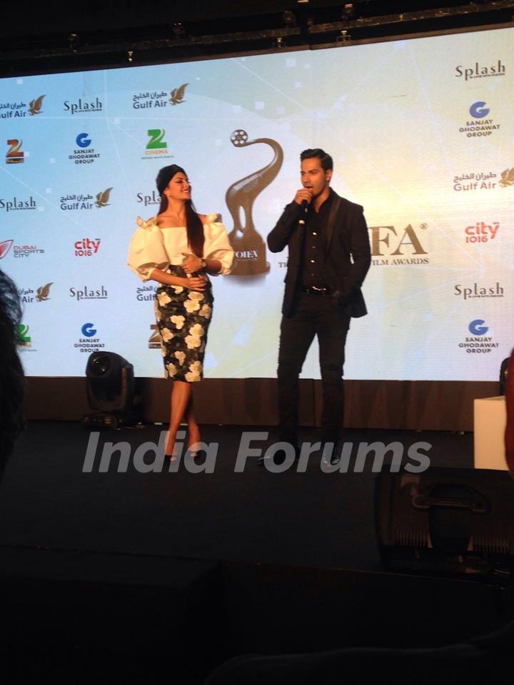 Actor Varun Dhawan at Press Meet of Tofia in Dubai