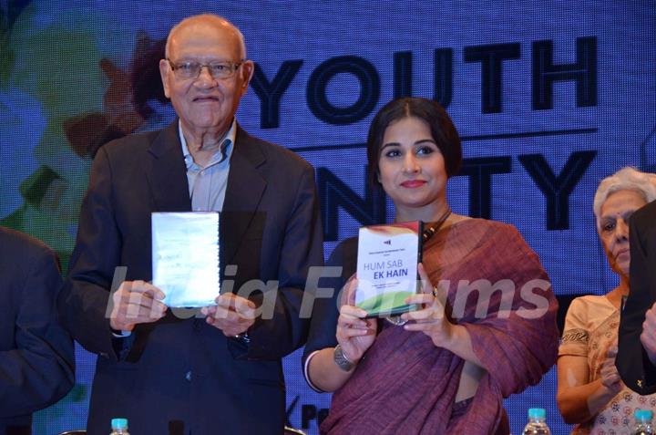 Vidya Balan at 'Youth Unity Conference'