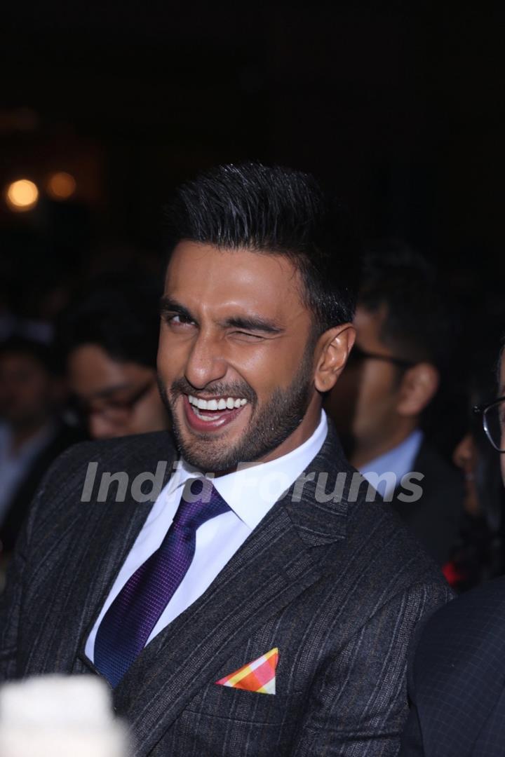 Ranveer Singh at NDTV Indian of the Year Awards