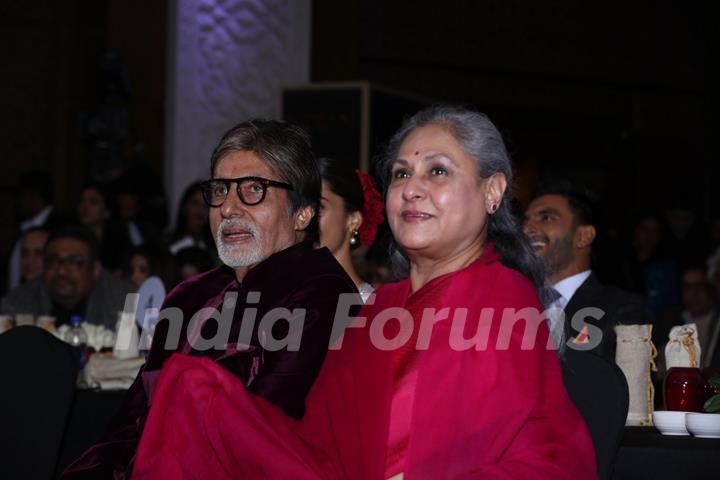 Megastar Amitabh Bachchan and Jaya Bachchan at NDTV Indian of the Year Awards