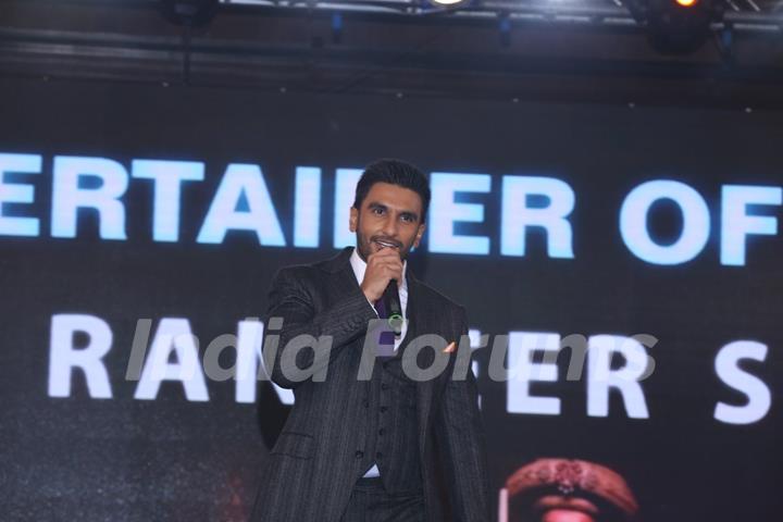 Ranveer Singh at NDTV Indian of the Year Awards