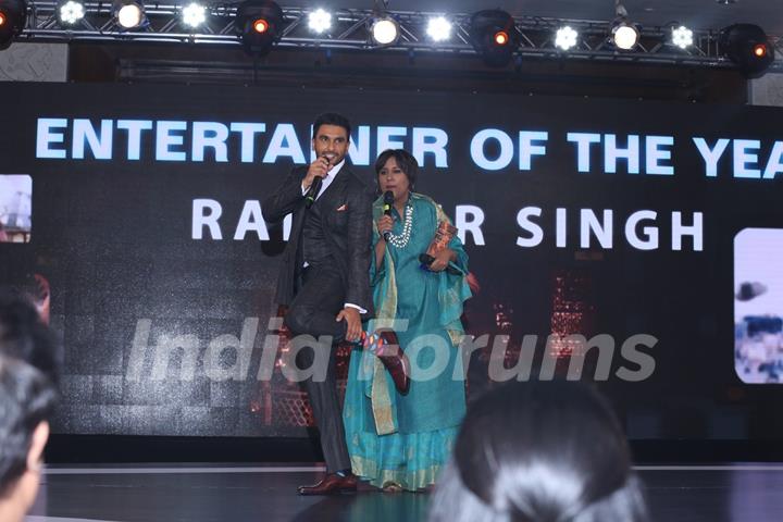 Ranveer Singh at NDTV Indian of the Year Awards