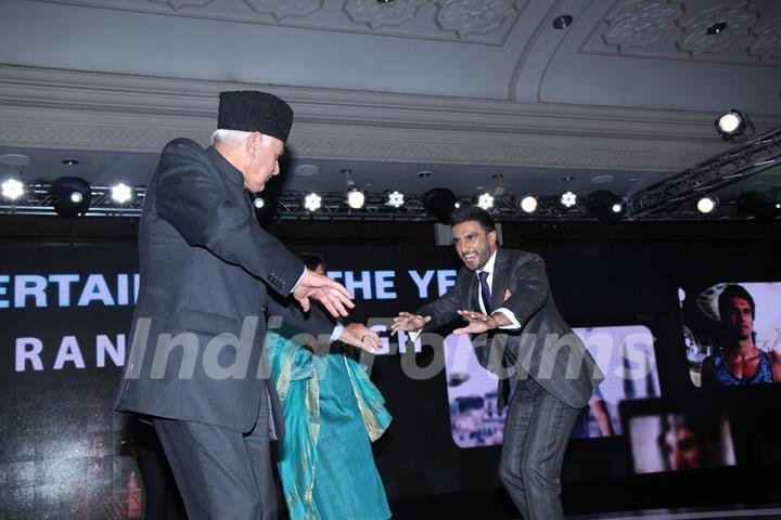 Ranveer Singh at NDTV Indian of the Year Awards