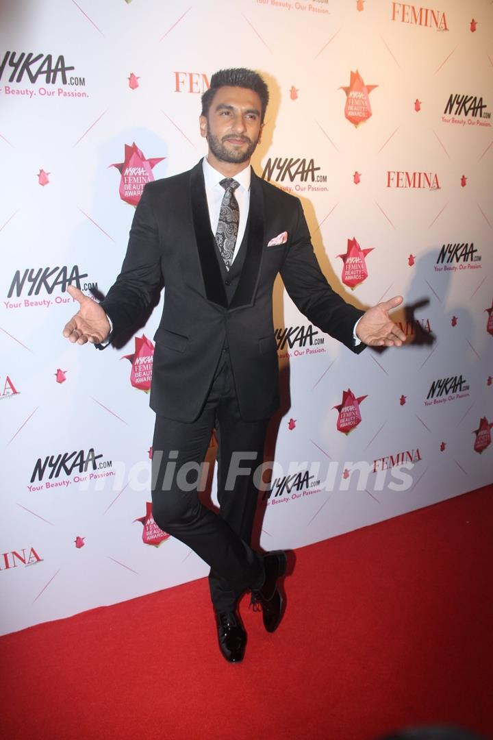 Ranveer Singh at Femina Beauty Awards 2016