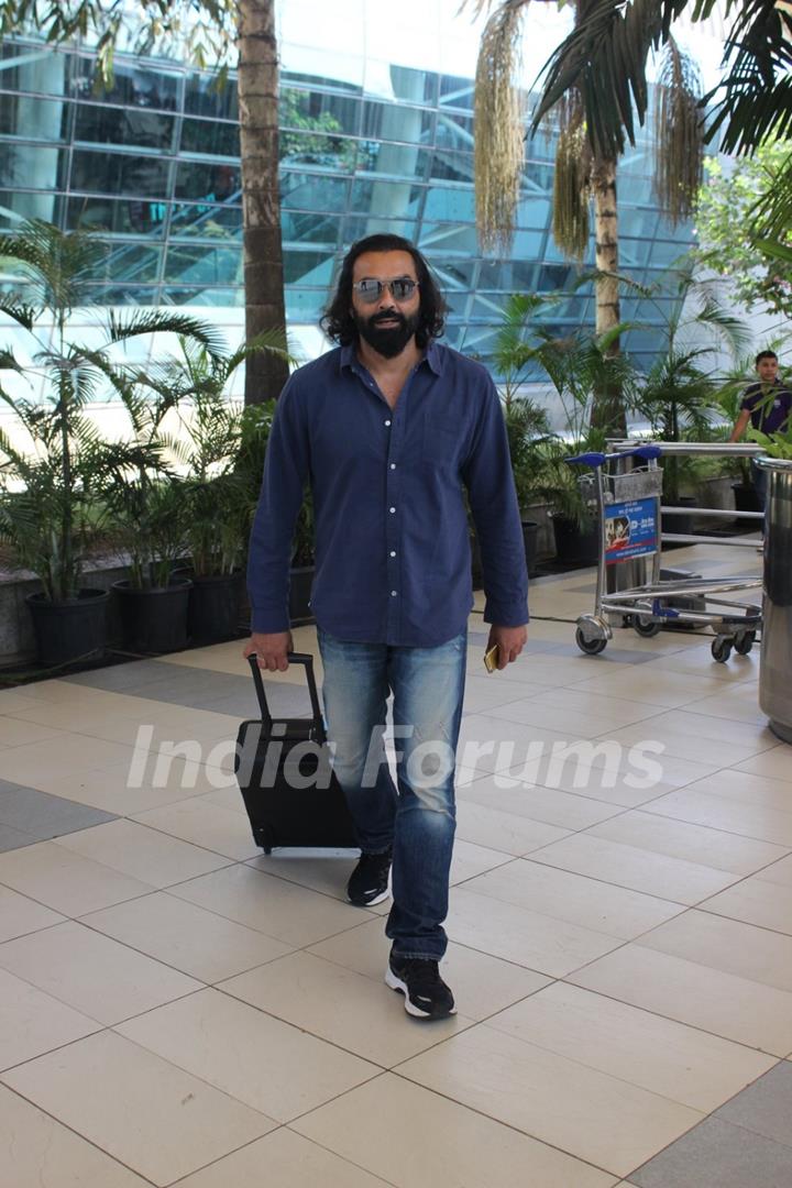 Bobby Deol Snapped at Airport