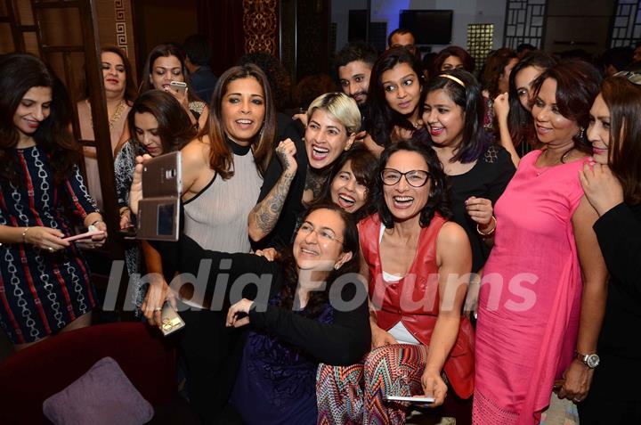 Adhuna Akhtar's Bash with other Hair Stylsists