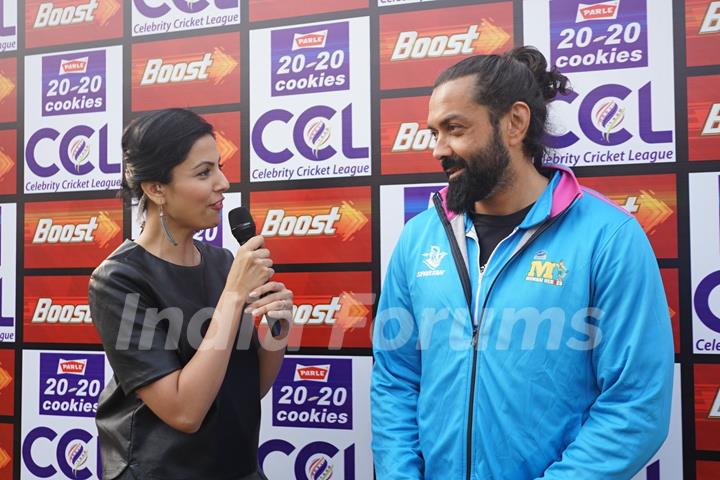 Bobby Deol at 'Celebrity Cricket League' Match