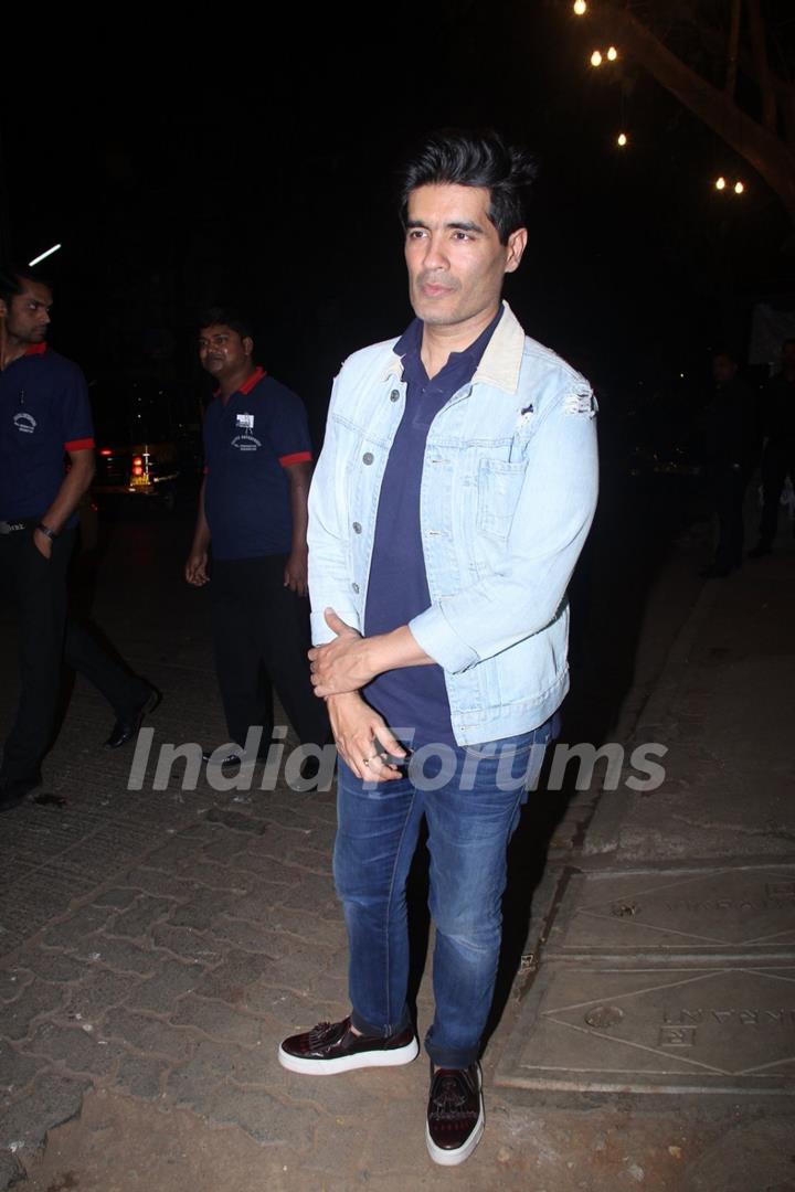 Manish Malhotra Snapped at NIDO