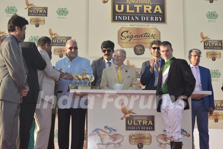 Vijay Mallya at Kingfisher Ultra Derby 2016
