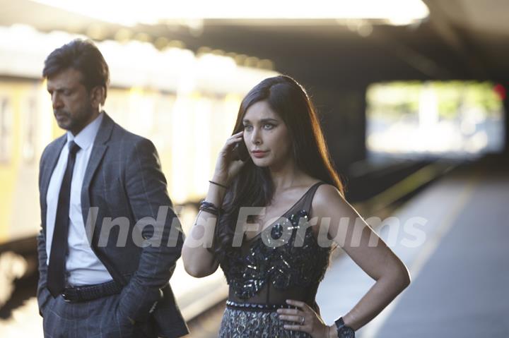 A Still of Javed Jaffrey and Lisa Ray in Ishq Forever