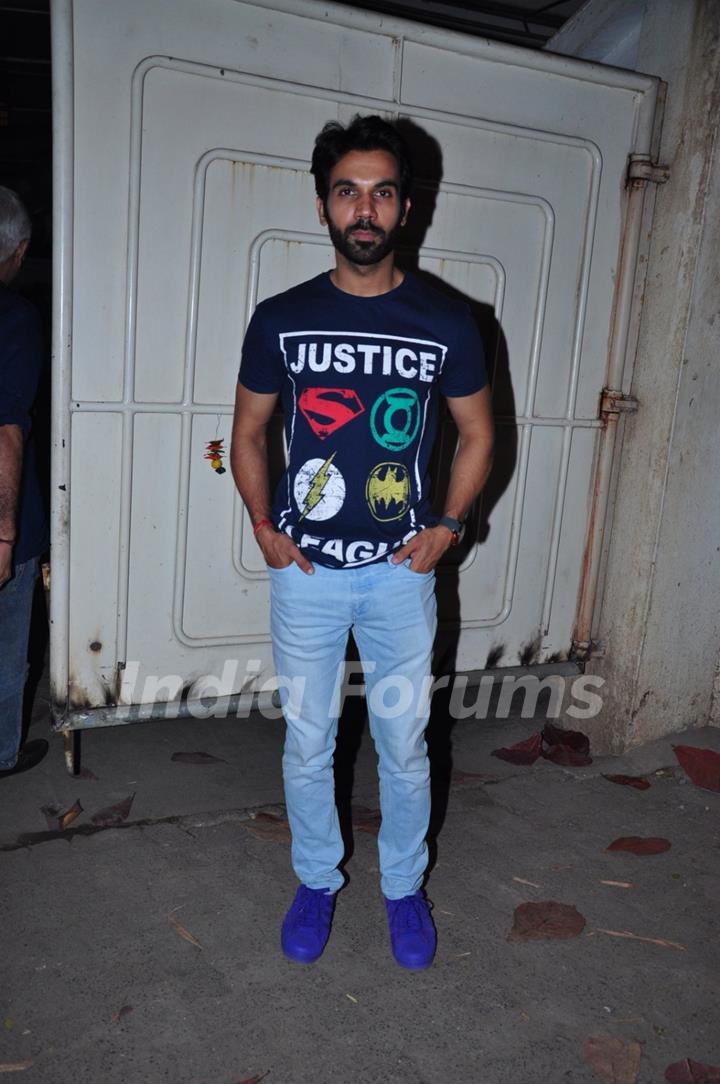 Rajkummar Rao at Special Screening of 'Aligarh'