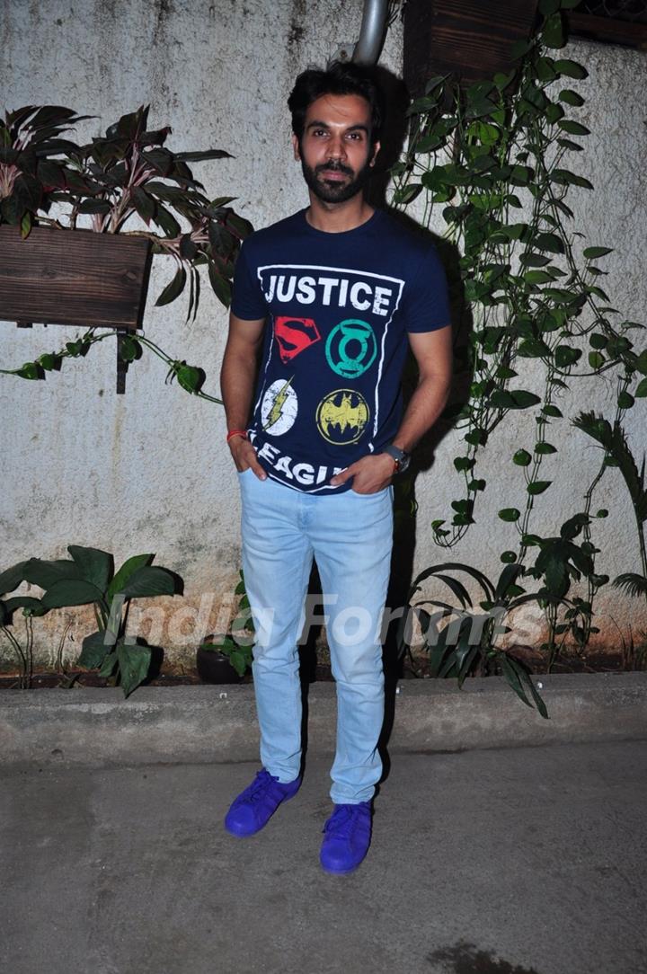 Rajkummar Rao at Special Screening of 'Aligarh'