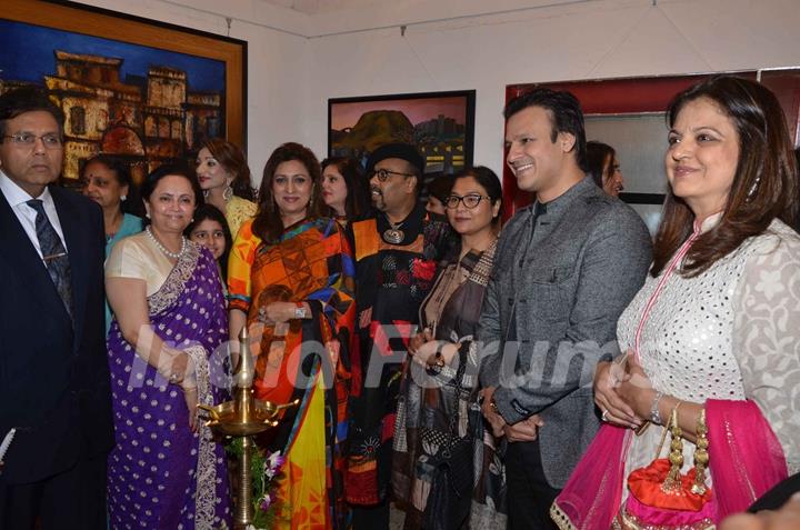 Vivek Oberoi at an Art Exhibition