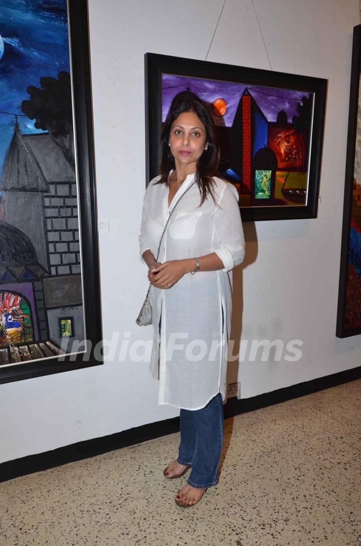 Shefali Shah at an Art Exhibition