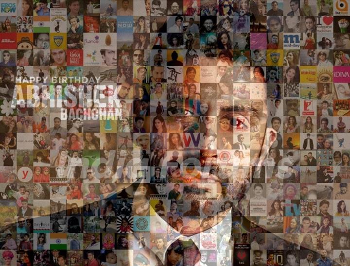 A beautiful mosaic lights up Abhishek Bachchan's birthday