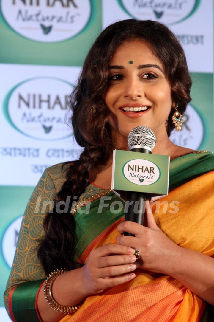 Vidya Balan at 'Nihar Naturals' Promotional Event in Kolkata