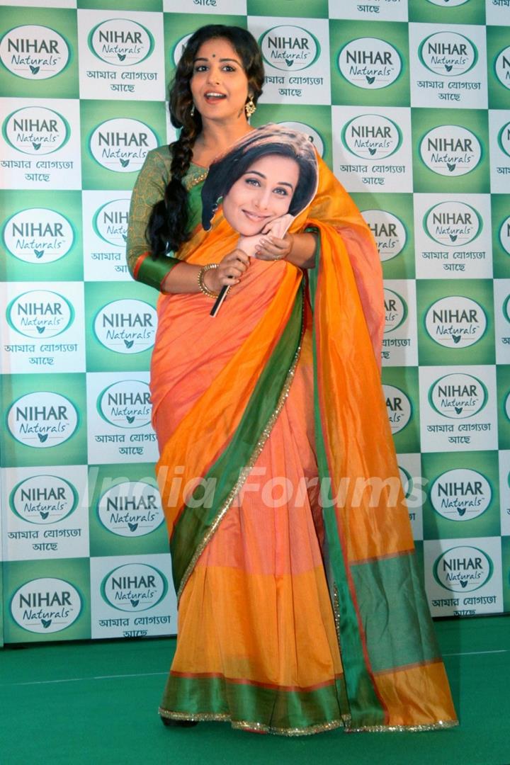 Vidya Balan at 'Nihar Naturals' Promotional Event