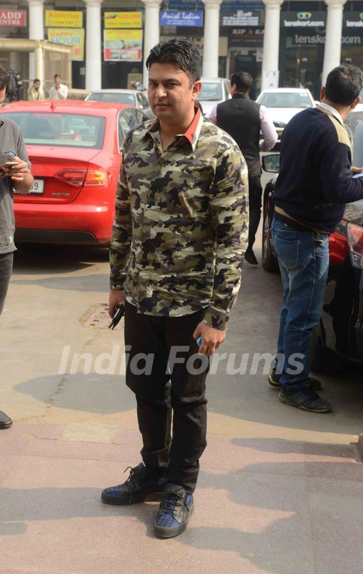 Bhushan Kumar at Promotions of 'Sanam Re' in Delhi