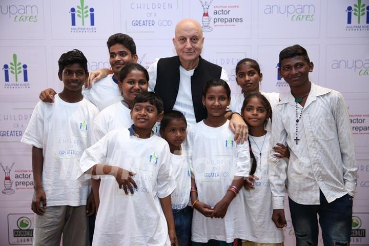 Anupam Kher at a Charity Event