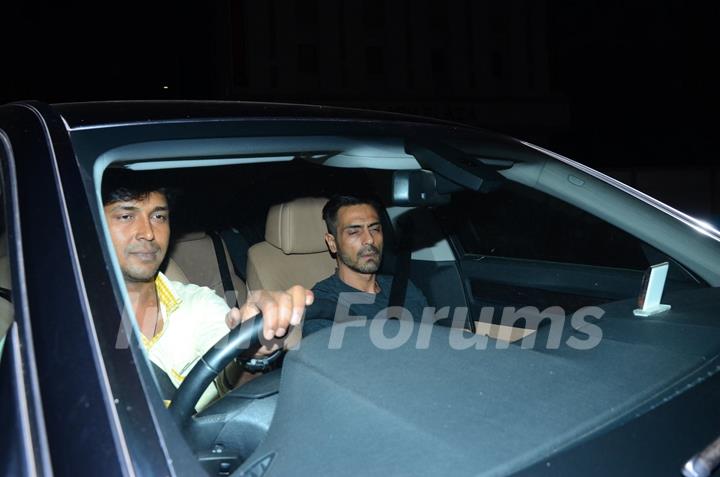 Arjun Rampal attends Special Screening of 'Fitoor'