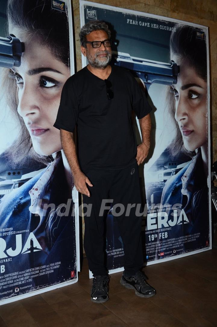 R Balki attends Special Screening of 'Neerja'