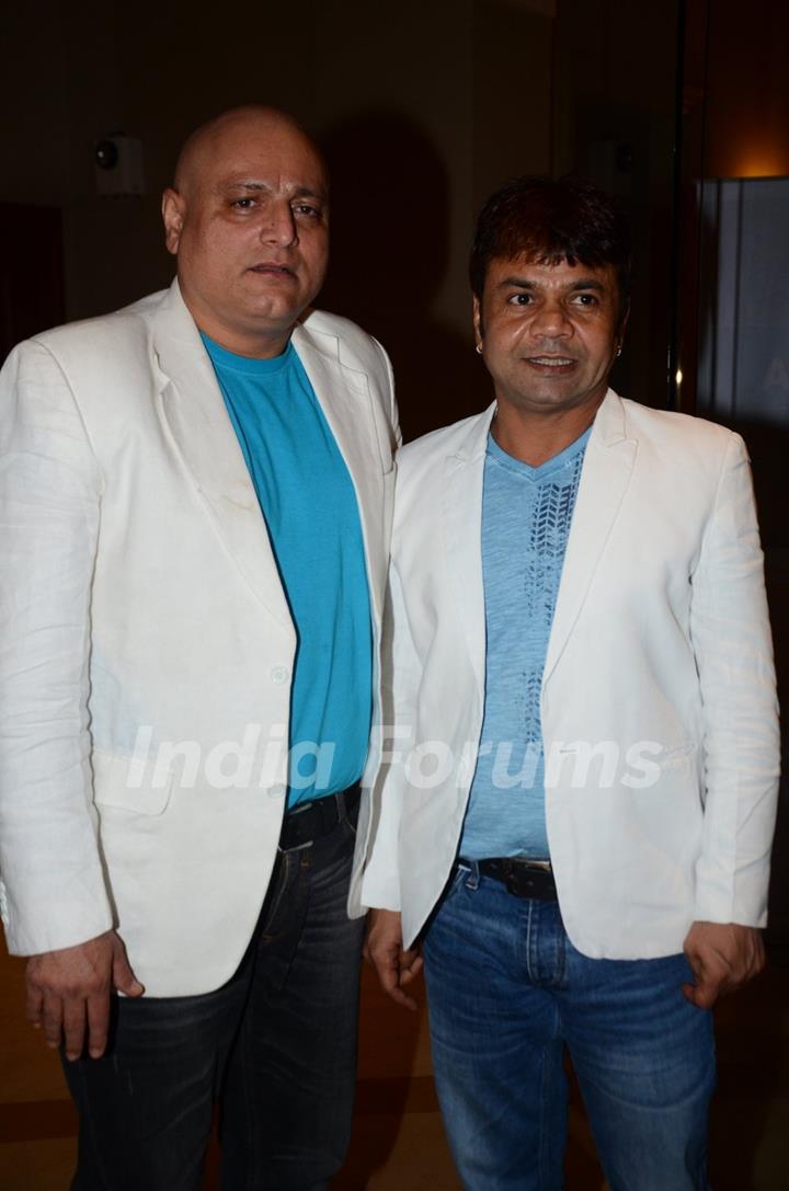 Manoj Joshi and Rajpal Yadav at Lithuania Meet