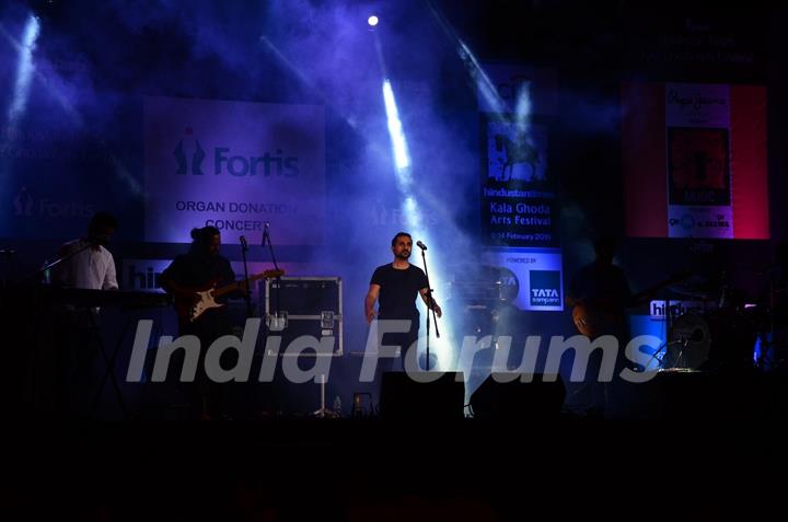 Bollywood Actor Vir Das at Pepe Jeans Music Fest at Kala Ghoda Arts Festival 2016