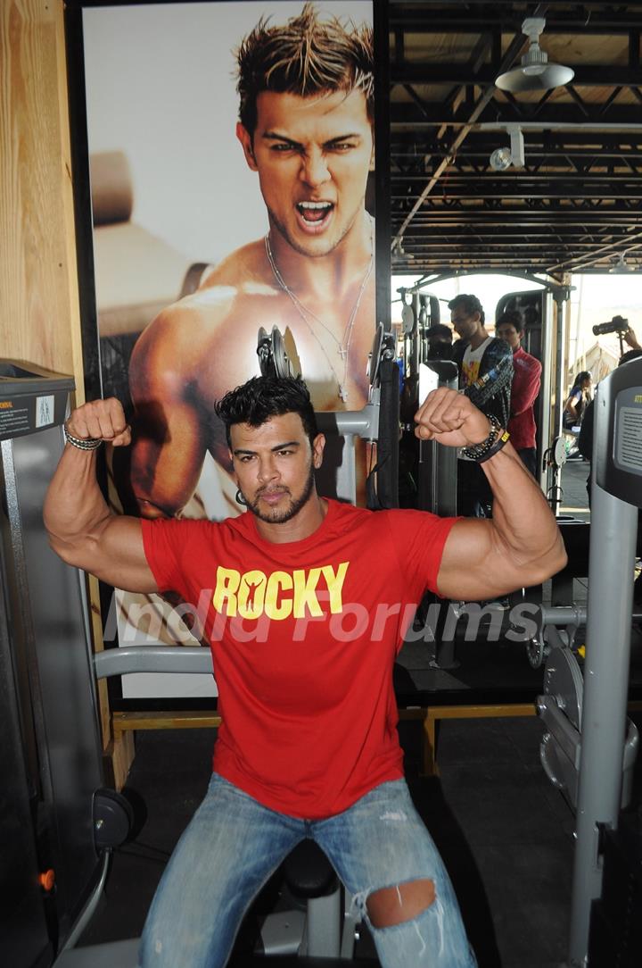 Sahil Khan at Launch of his  'MuscleBeach' Gym at Baga Beach Goa