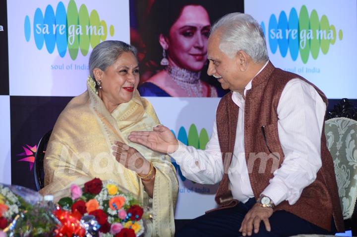 Ramesh Sippy and  Jaya Bachchan at Babul Supriyo's Album Launch