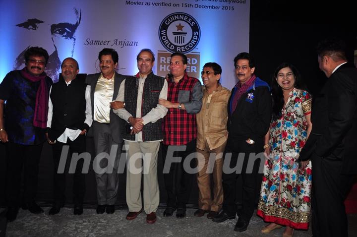 Celebs at Event of Sameer Anjaan Receiving the Guinness World Record Certificate!