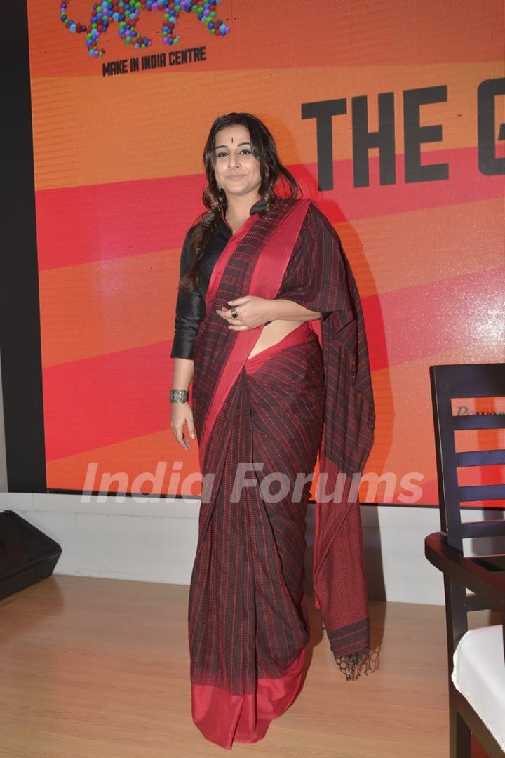 Vidya Balan as Speaker at Make in India Week Event