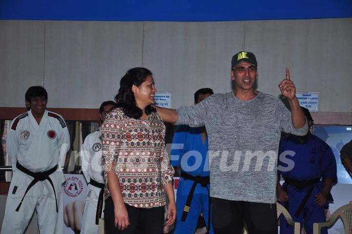 Akshay Kumar Trains Martial Arts at Certificate Distribution Event