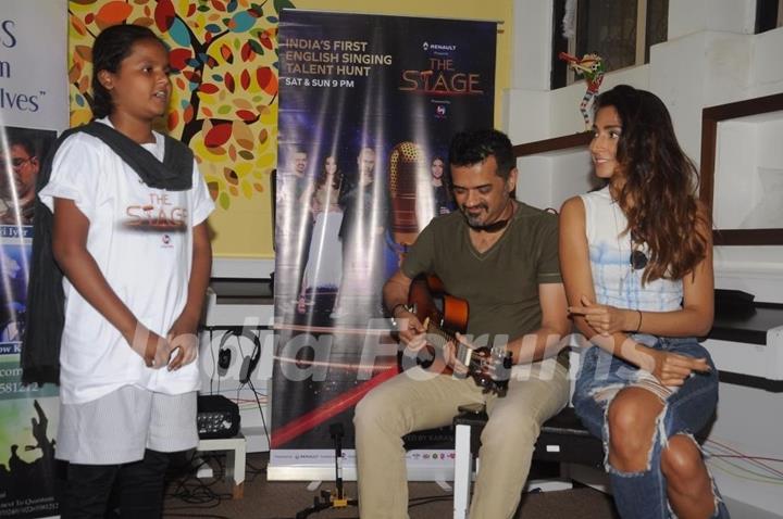 Monica Dogra and Ehsaan Noorani at Colors Infinity's 'The Stage' and Furtado Music School Event