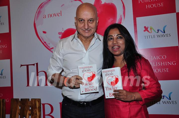 Anupam Kher at Launch of Munmun Ghosh's Novel 'Thicker Than Blood'