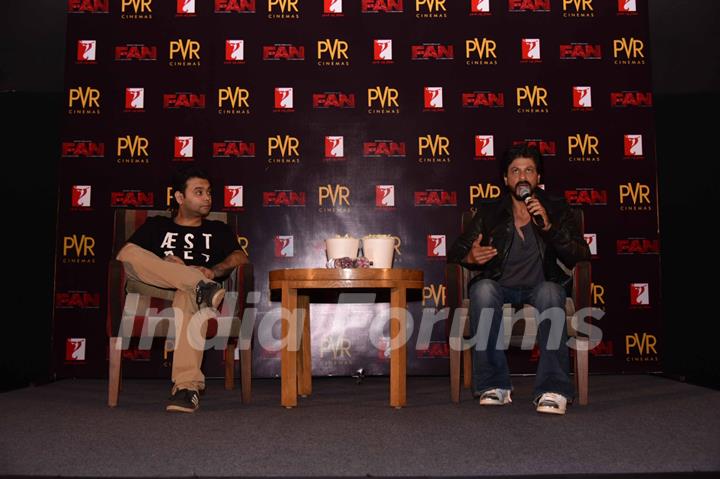 Shah Rukh Khan at Press Meet of FAN in Delhi