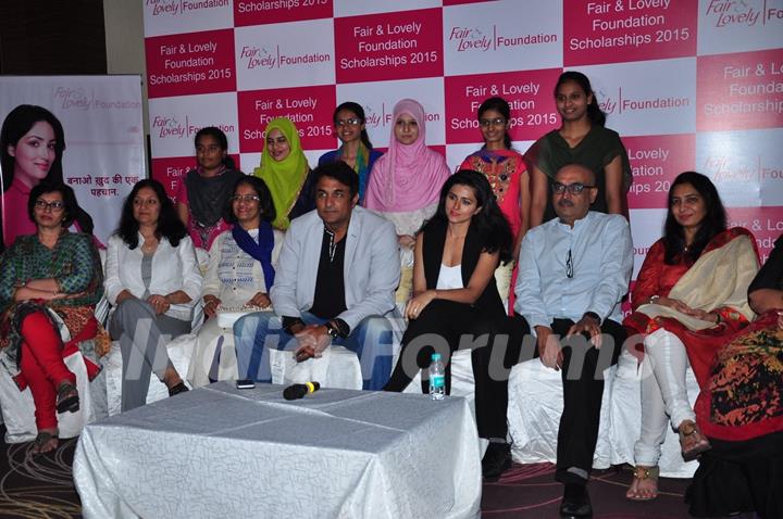 Ajinkya Deo and Riddhi Dogra at Fair and Lovely Foundation Scholarships 2015